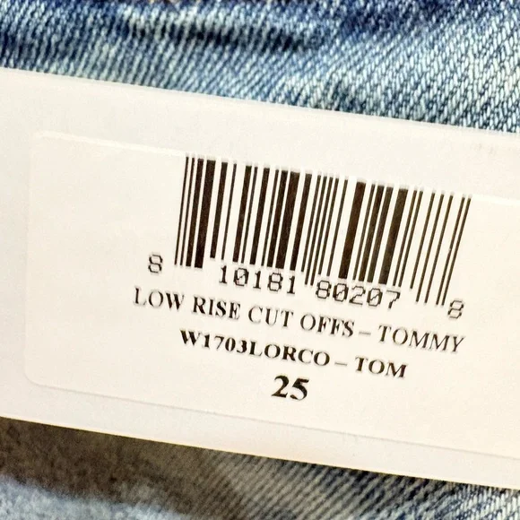 Eb Denim Low Rise Cut Offs inTommy
Size 25 NWT - Picture 9 of 10